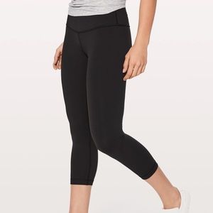LULULEMON WUNDER UNDER CROP LEGGINGS